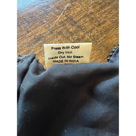 Vintage 80's Stenay Short Sleeve Sequin Floral 100% Silk Formal Blouse Size XL - Picture 7 of 9